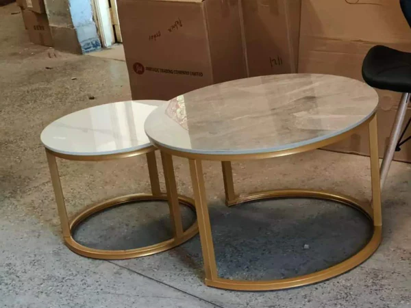 Pure marble Nesting Table - Image 3