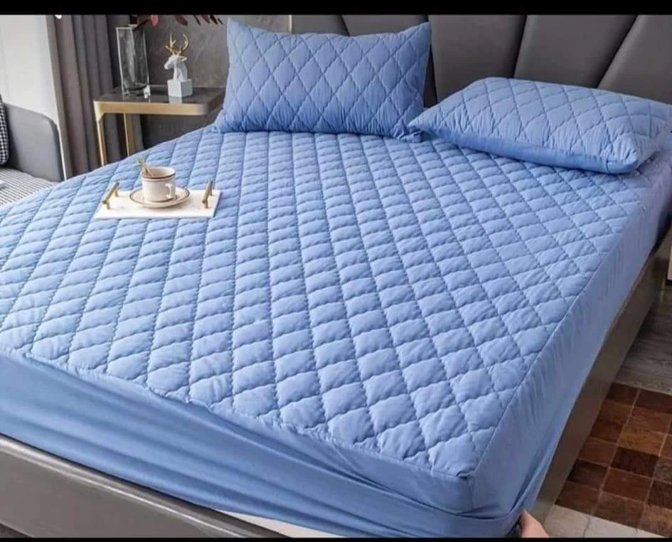 Quilted Fitted Mattress Pad Waterproof Mattress Protector - Image 14