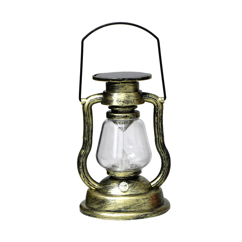 Ramadan Lantern Solar Battery Rechargeable Camping Light LED Outdoor Lighting Candle Flame Tent Lantern Lamp Camping Supplies - Image 7