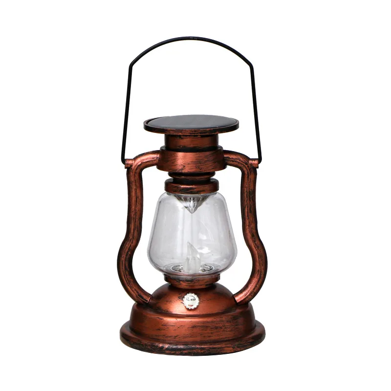 Ramadan Lantern Solar Battery Rechargeable Camping Light LED Outdoor Lighting Candle Flame Tent Lantern Lamp Camping Supplies - Image 9
