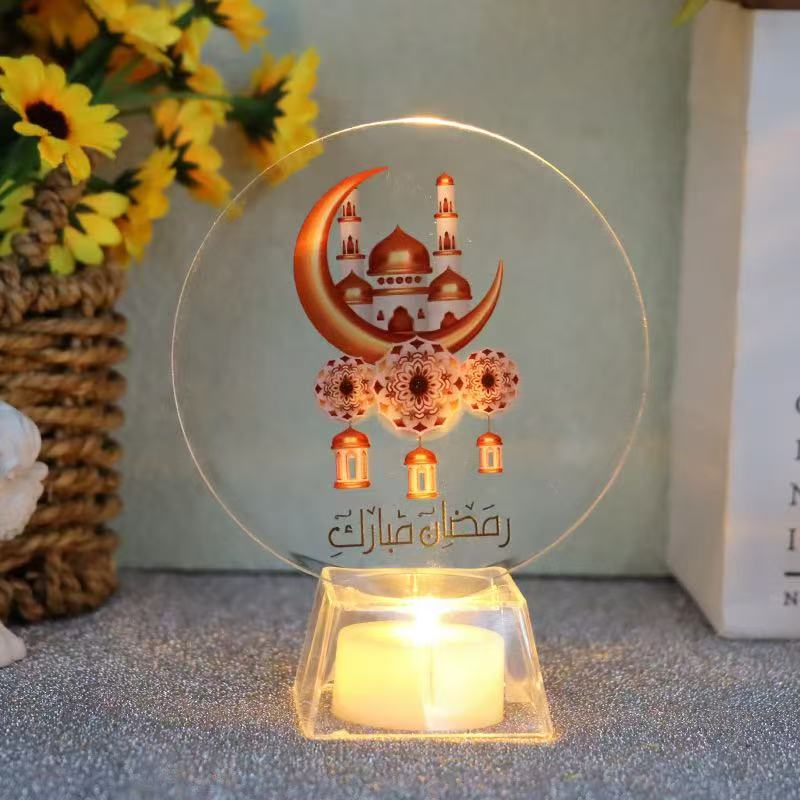 Ramadan Mubarak Led Candle/Ramadan Decor - Image 2