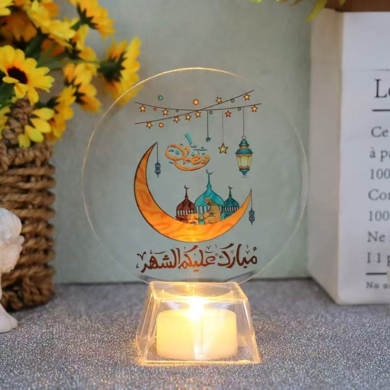 Ramadan Mubarak Led Candle/Ramadan Decor - Image 3