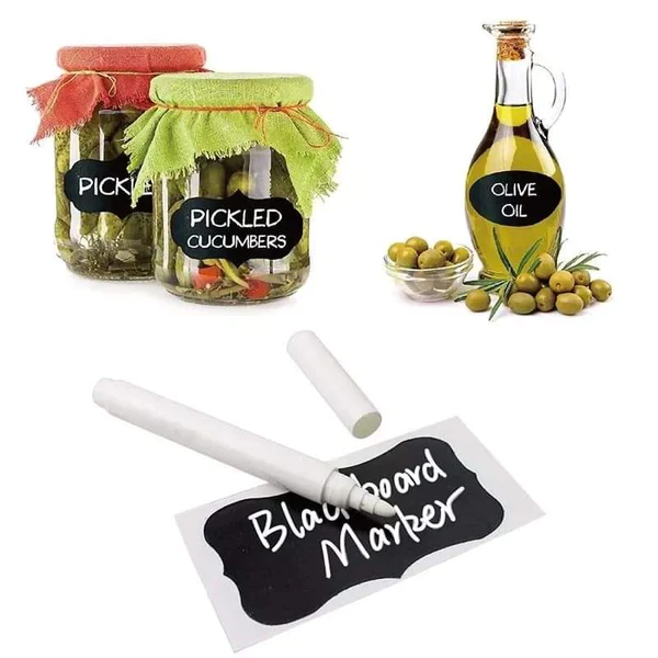 Re- usable jar stickers set of 80+ free Pen - Image 4