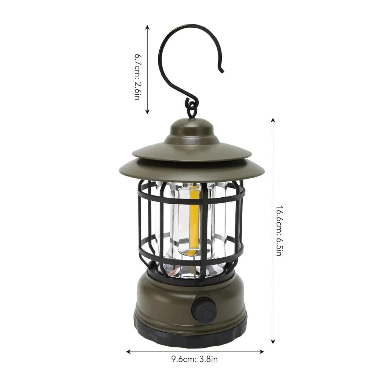 Rechargable Dimmable camping lamp (800mAh battery) - Image 6
