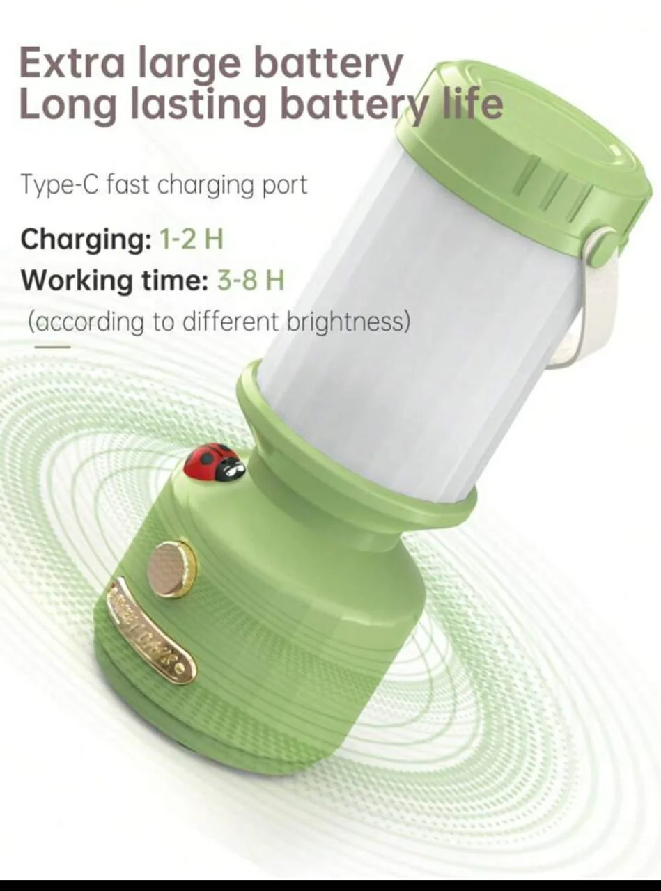 Rechargeable Ladybird Decorative Bed side, Reading Lamp Kids Night Light - Image 5