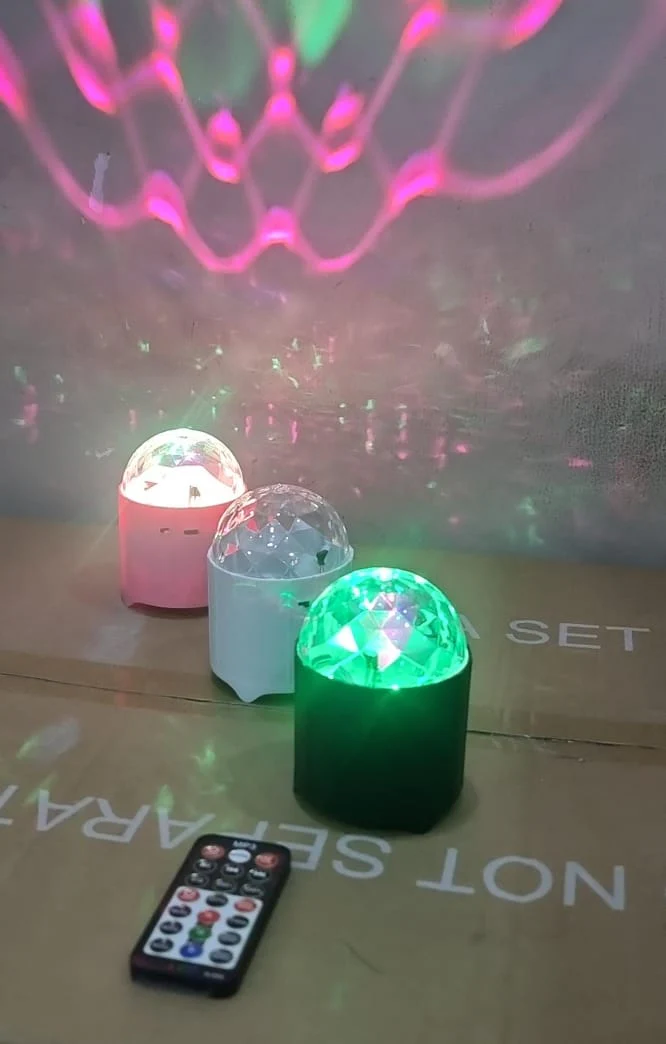 RECHARGEABLE Portable controlled bluetooth speaker mini music magic lamp 6w - Image 2