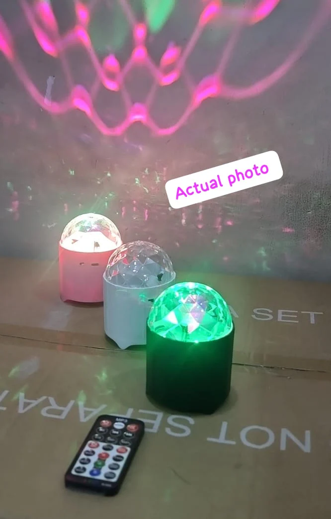 RECHARGEABLE Portable controlled bluetooth speaker mini music magic lamp 6w - Image 4