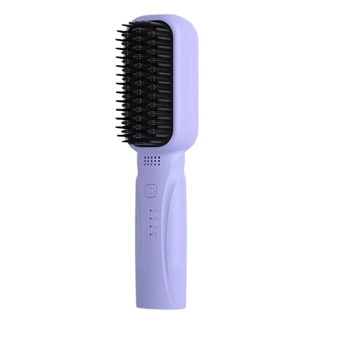 Rechargeable Portable Cordless Hair Straightener Brush - Image 3