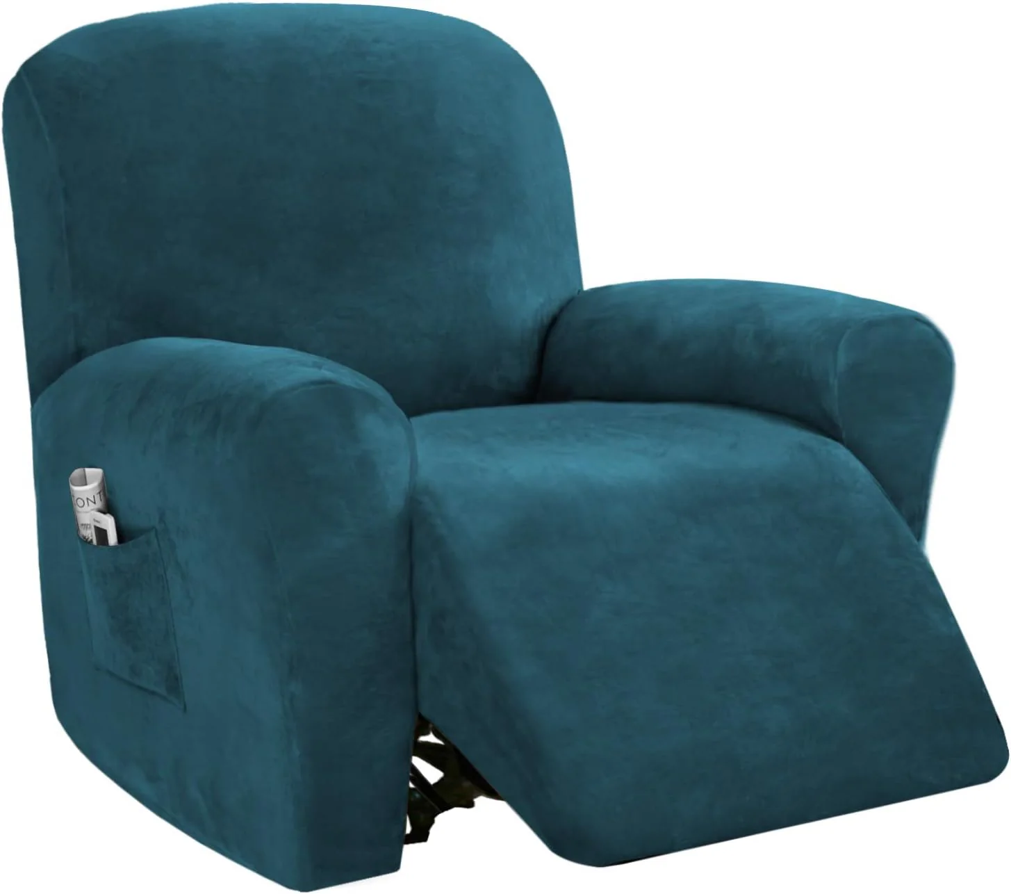 Recliner Sofa Covers Velvet Stretch Reclining Couch Covers - Image 3
