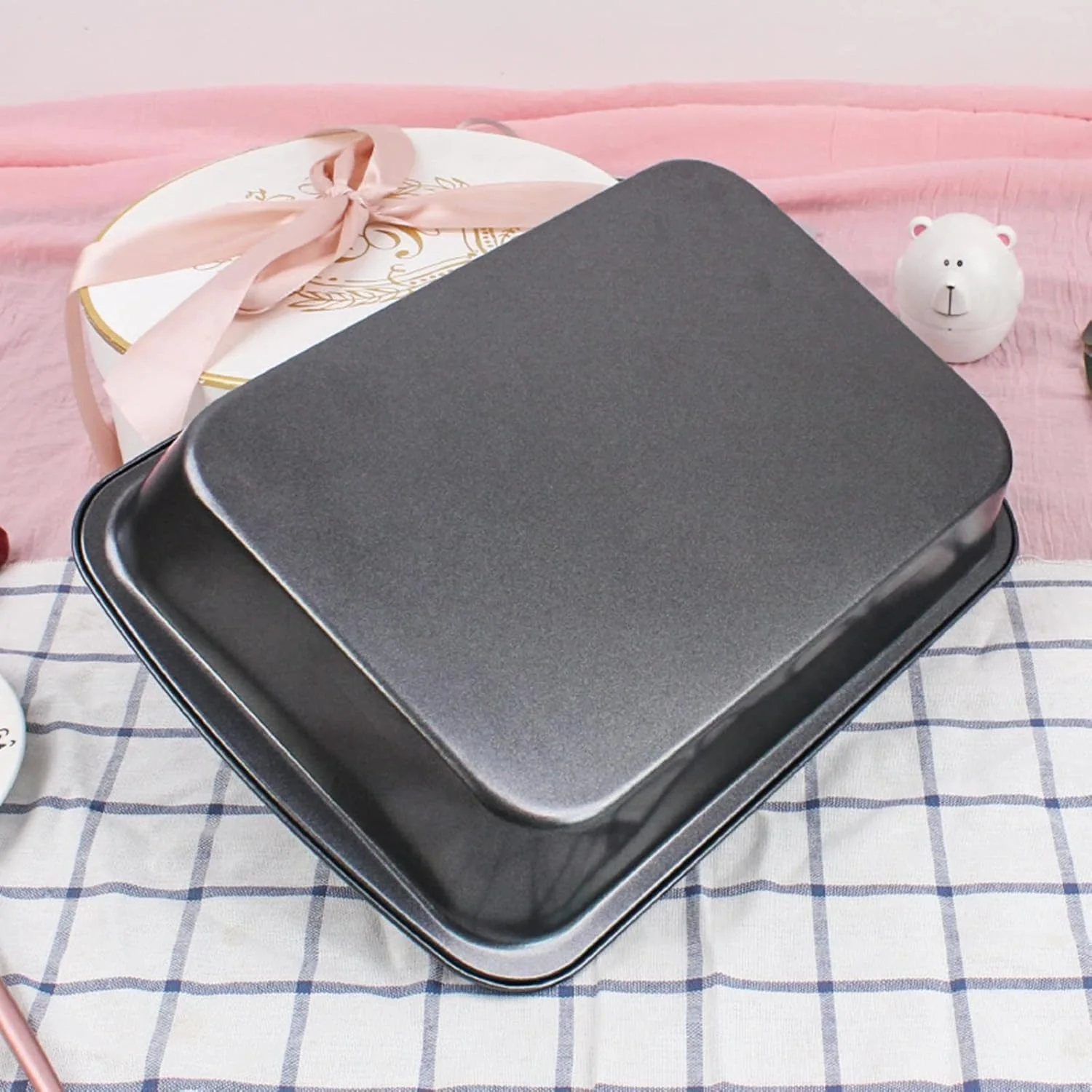 Rectangle Baking Pan 33 × 23 cm | Non-Stick Oven Cake & Casserole Pan in Kenya - Image 3