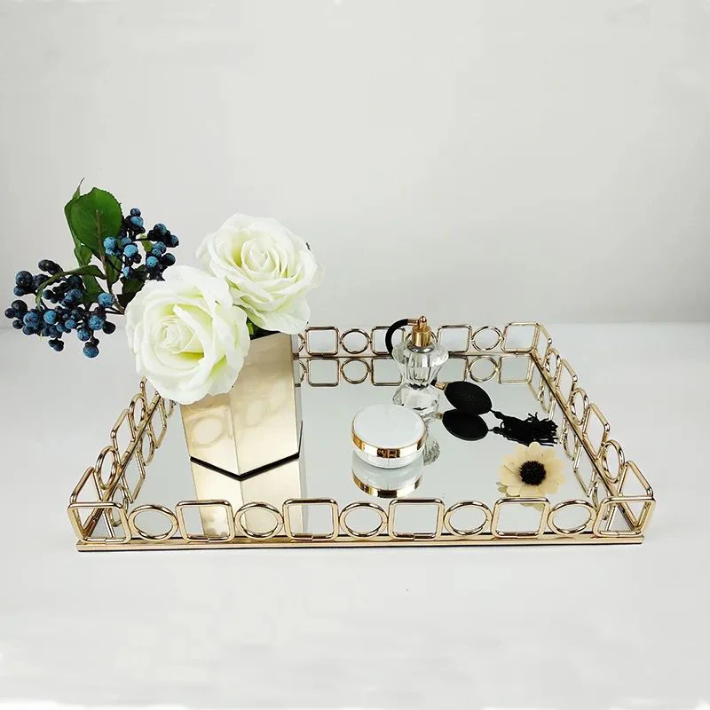 Rectangular European Style Decor Vanity Tray - Image 3