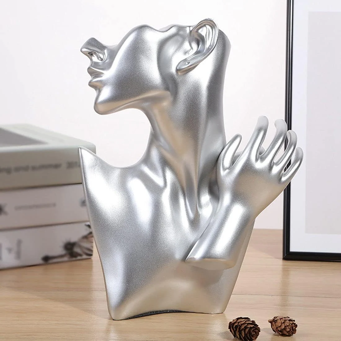 Resin Statue Character Sculpture Jewelry Stand Earrings Necklace Display Stand Room Decoration - Image 12