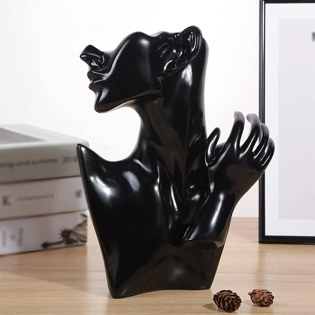 Resin Statue Character Sculpture Jewelry Stand Earrings Necklace Display Stand Room Decoration - Image 6