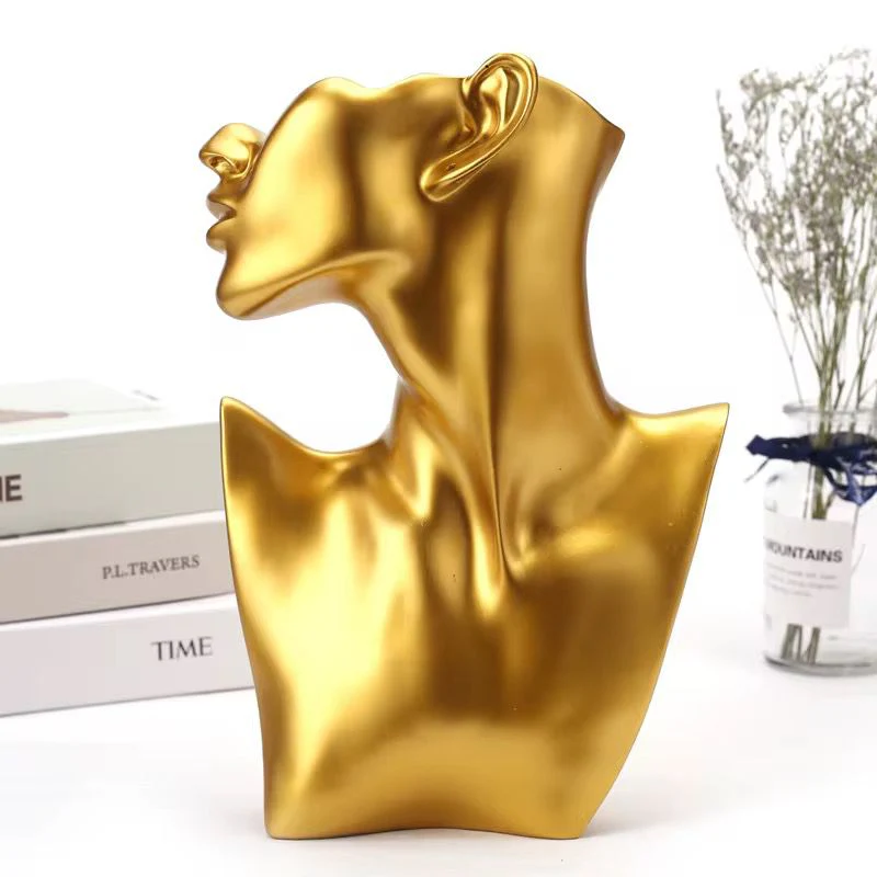 Resin Statue Character Sculpture Jewelry Stand Earrings Necklace Display Stand Room Decoration - Image 9