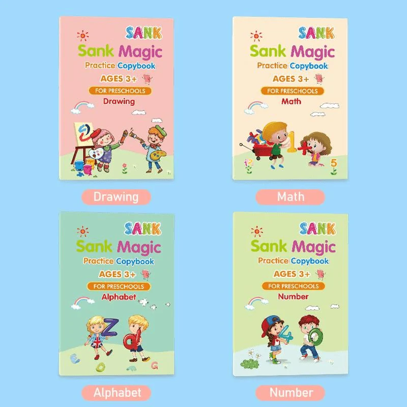 Reusable 4 Magic Books + 10 Refill Set - Image 2