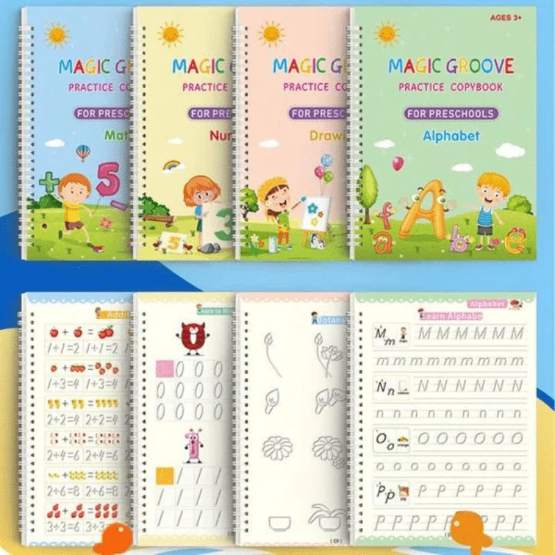 Reusable 4 Magic Books + 10 Refill Set - Image 4