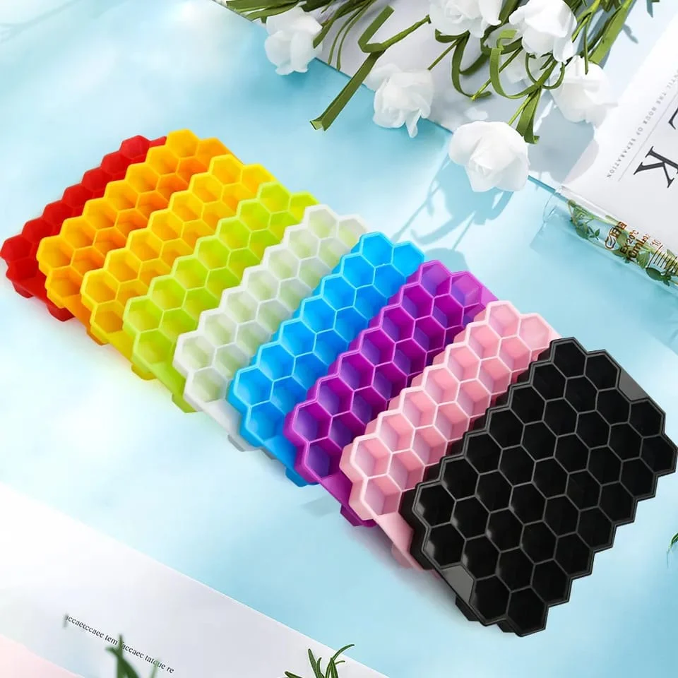 Reusable honeycomb silicone icecube mould - Image 2