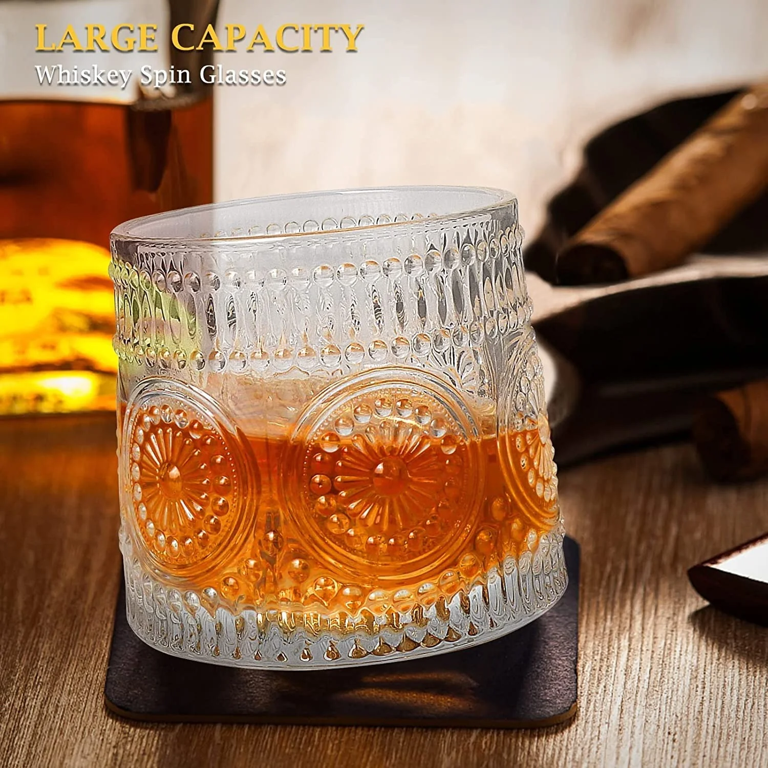 Rotating Spinning Whiskey Glasses - Image 5
