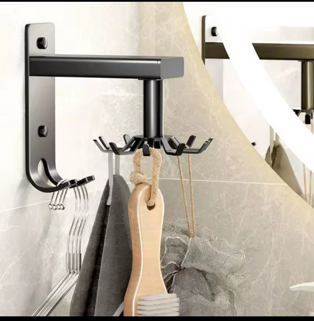 Rotating Wall-Mounted Hanger Rack - Image 2
