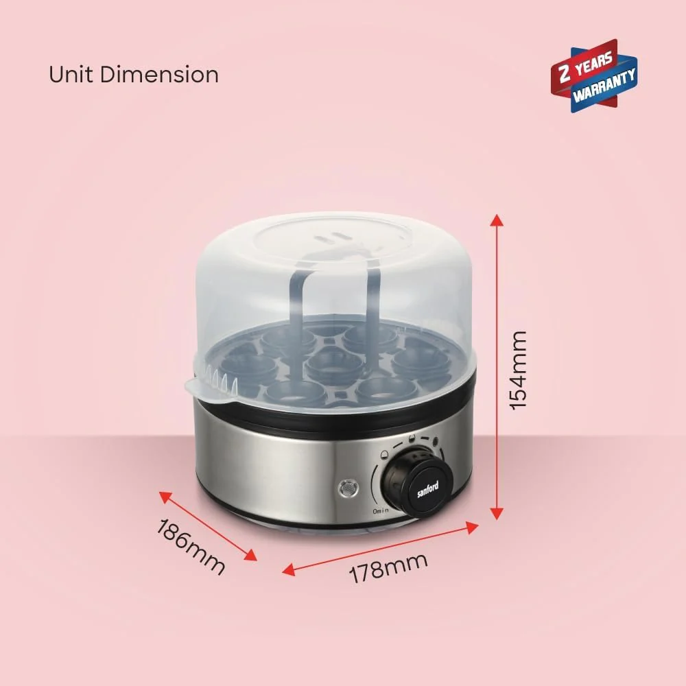 Sanford 400W Electric Egg Boiler (7 Eggs) – Timer & Auto Shut-Off - Image 6