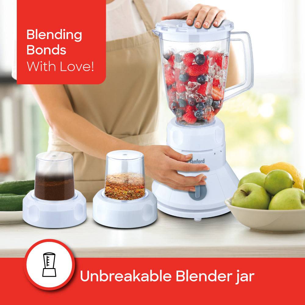 Sanford 800W 3-in-1 Hand Blender & Mixer | Turbo Speed | Stainless Steel Blades | 1.5L Jar | 2-Speed Control - Image 2