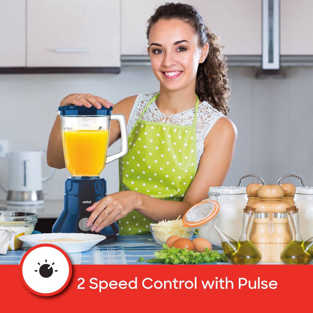 Sanford 800W 3-in-1 Hand Blender & Mixer | Turbo Speed | Stainless Steel Blades | 1.5L Jar | 2-Speed Control - Image 4