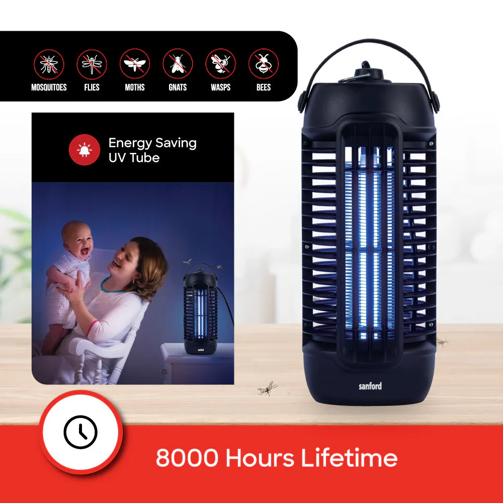 Sanford Electric Mosquito Zapper | 1500V Power | UV High-Attraction Tube | Rust-Resistant | Eco-Friendly & Non-Toxic - Image 5