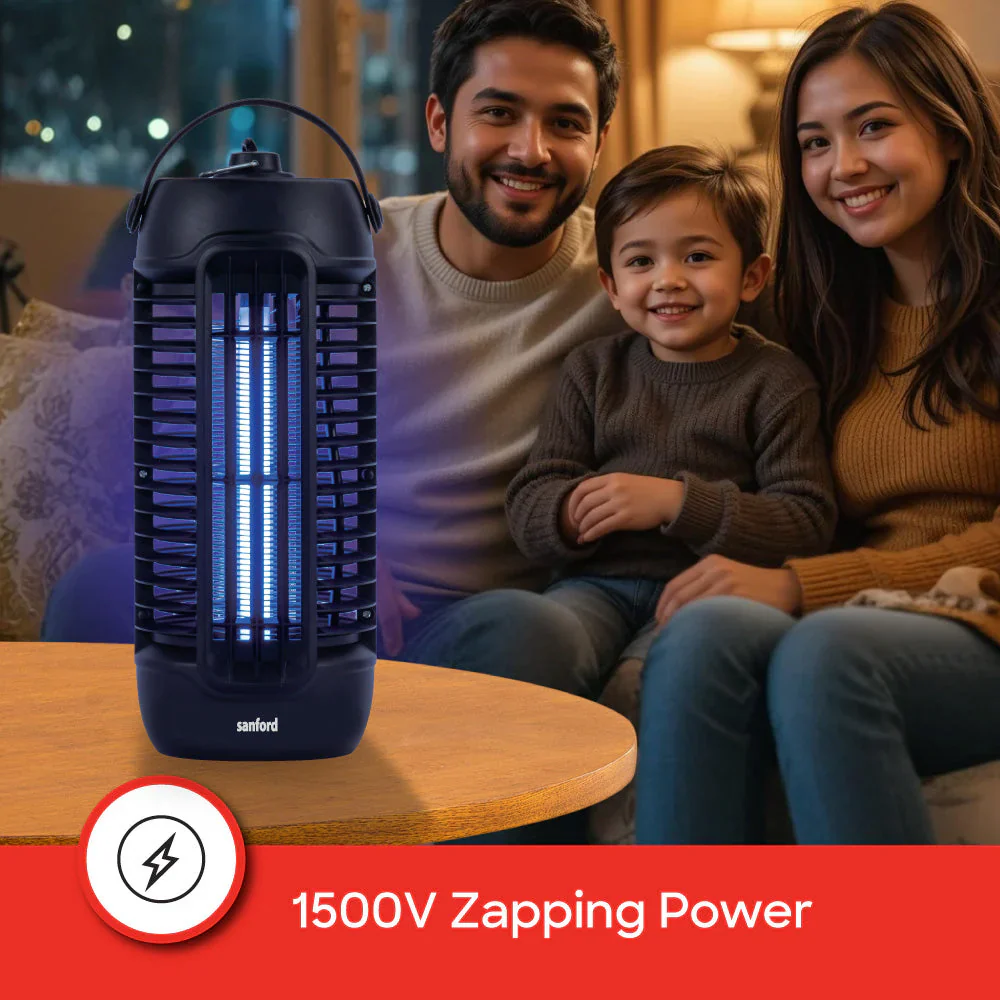 Sanford Electric Mosquito Zapper | 1500V Power | UV High-Attraction Tube | Rust-Resistant | Eco-Friendly & Non-Toxic - Image 6