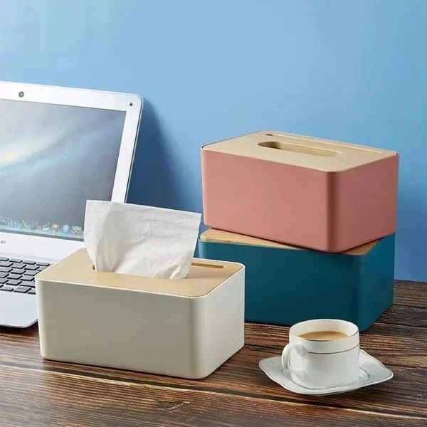 Serviette Holder with bamboo lid - Image 4