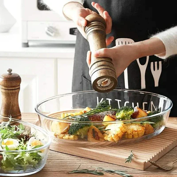 Signature Heat-Resistant Oval Glass Baking Dish Set (2.4L & 3L) – Homelux Kenya - Image 3