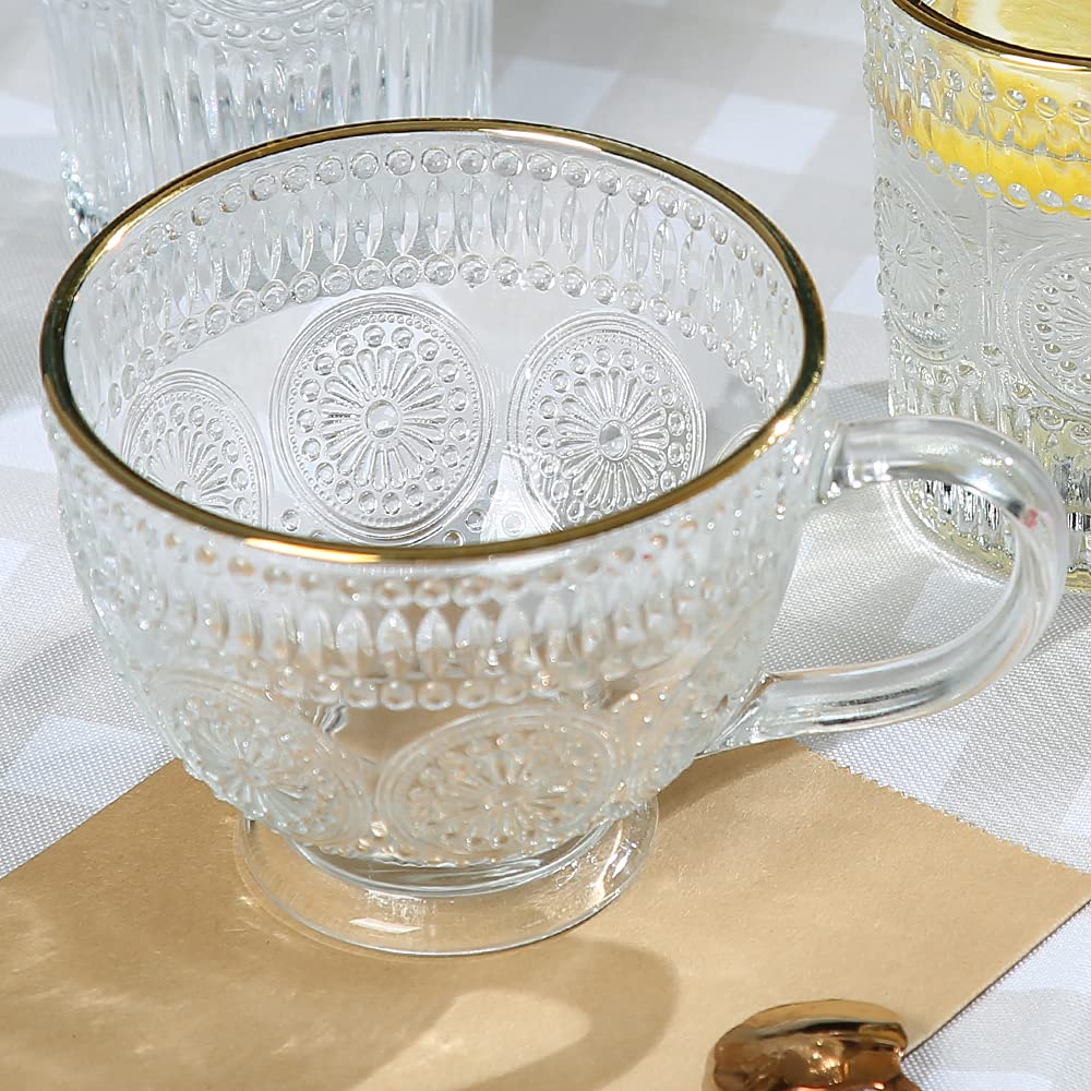 Set of 3 Romantic premium water/tea glass set - Image 4