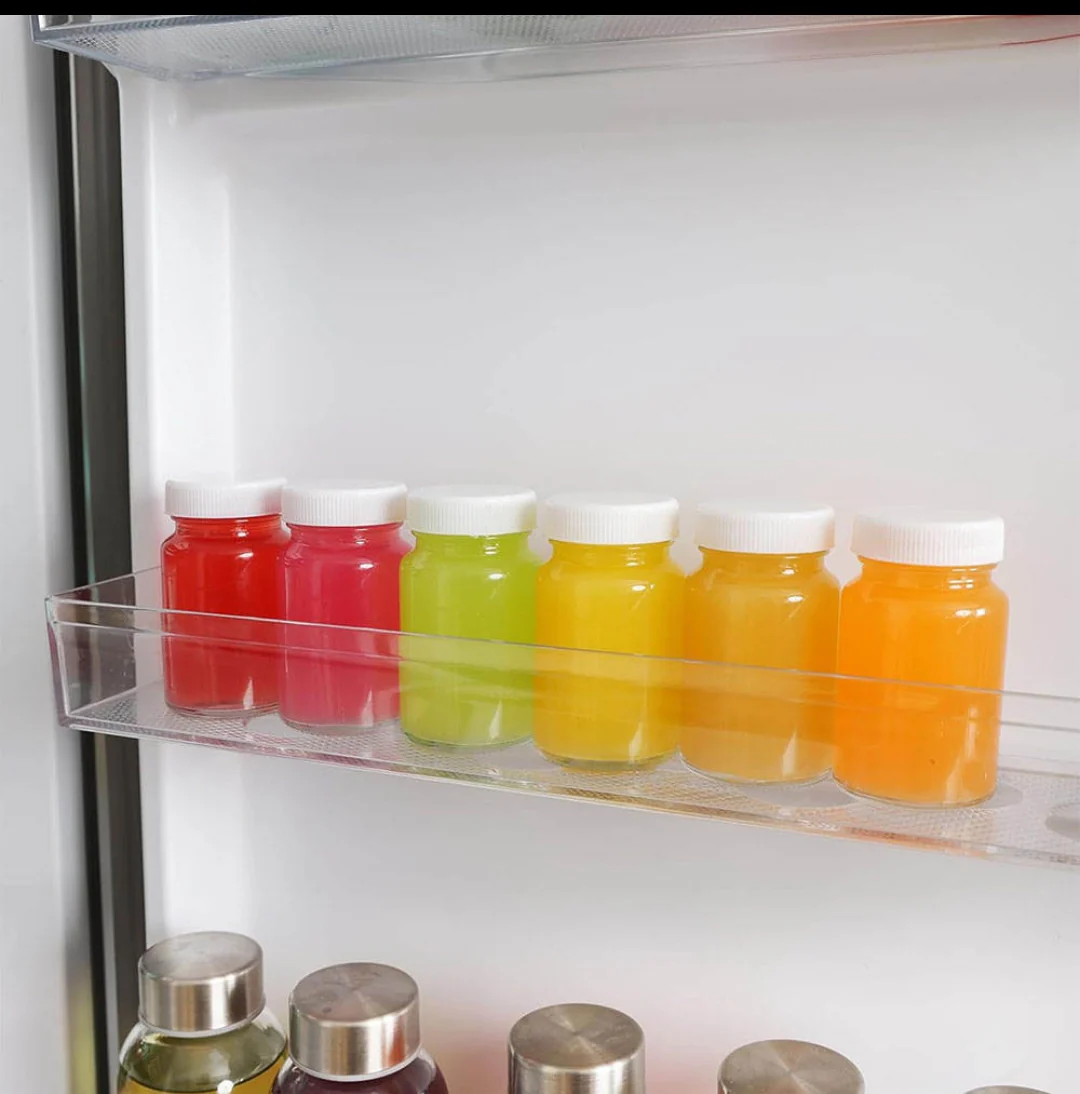 6pcs Ginger Shot Bottles Glass Juice Shot Gingershots Bottles with Caps for Wellness Shot - Image 3