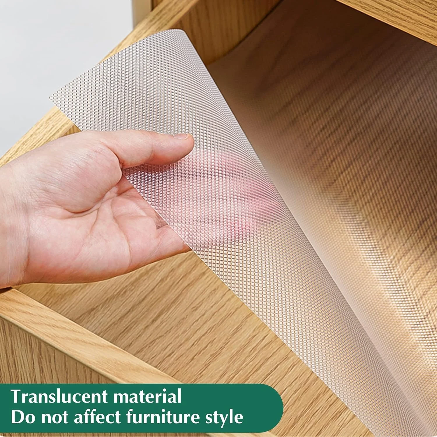 Shelf Liner for Kitchen Drawer Liner Cabinet Liner Non-Adhesive Reusable Easy to Clean 45*150cm - Image 4
