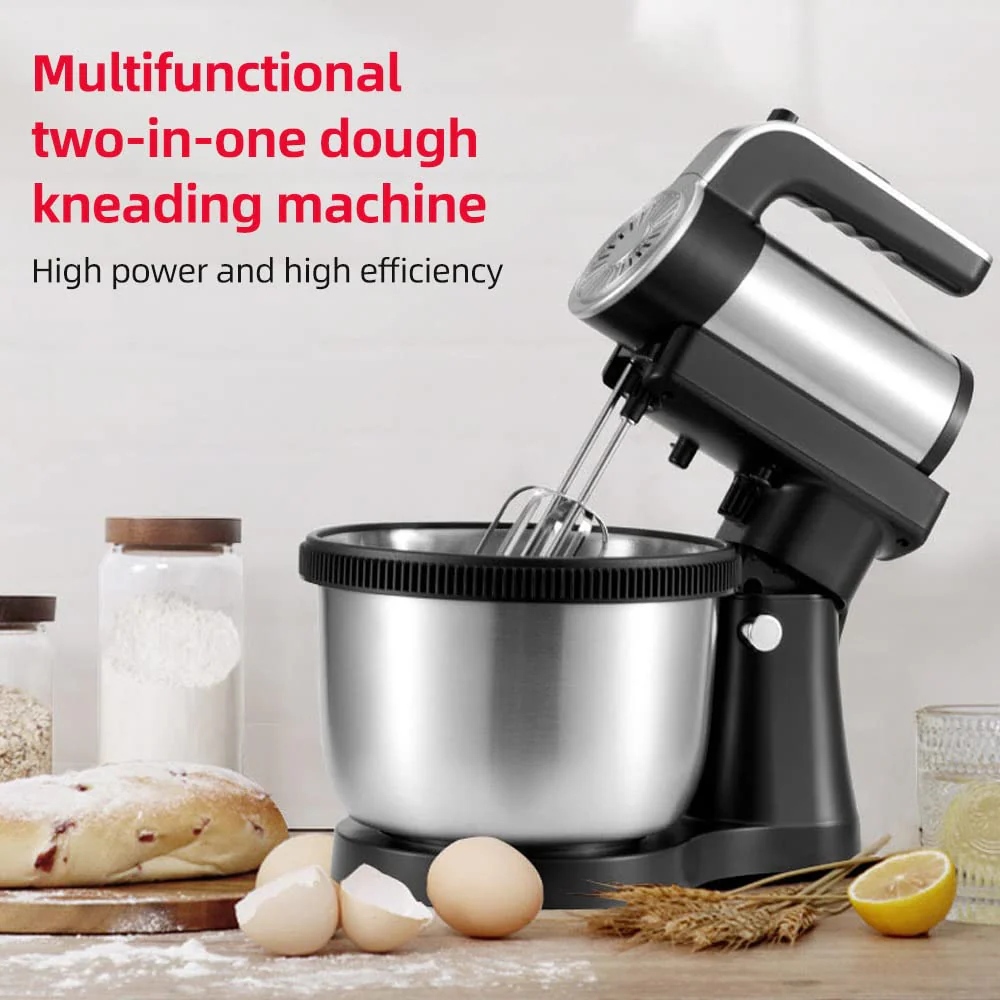 Signature Egg Beater Stand Mixer – 400W Handheld & Desktop Dual Use | 4L Capacity - Image 3