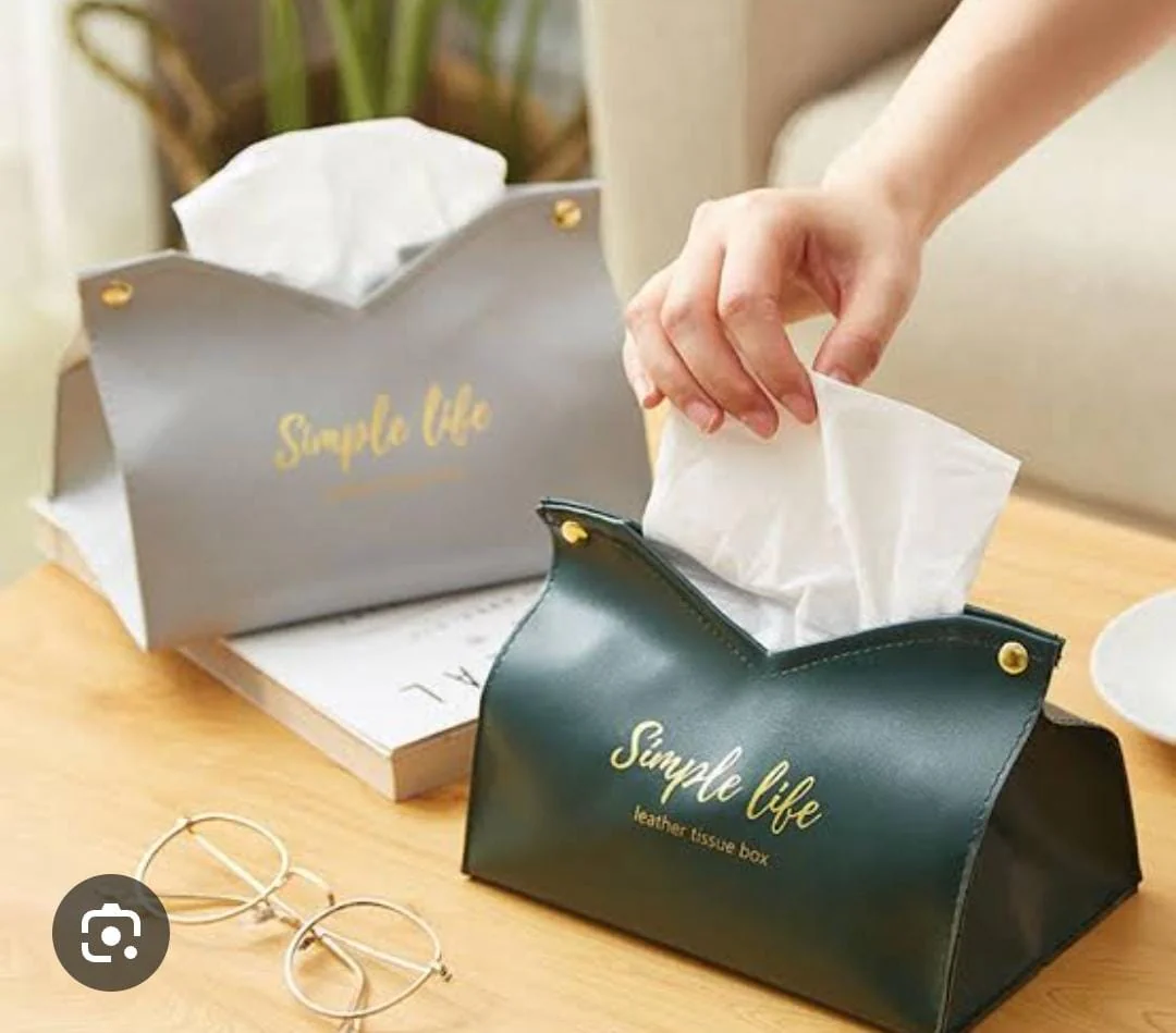 Simple life leather serviette holder - Image 3