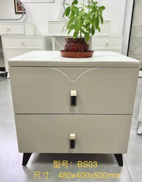Simple Modern Nordic Style Bedside Cabinet Bedroom Storage Bedside Cabinet - Image 2