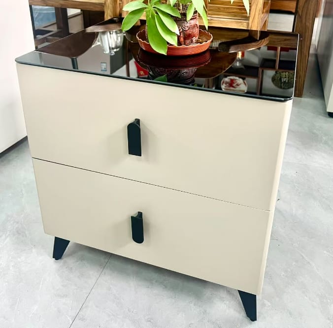 Simple Modern Nordic Style Bedside Cabinet Bedroom Storage Bedside Cabinet - Image 3