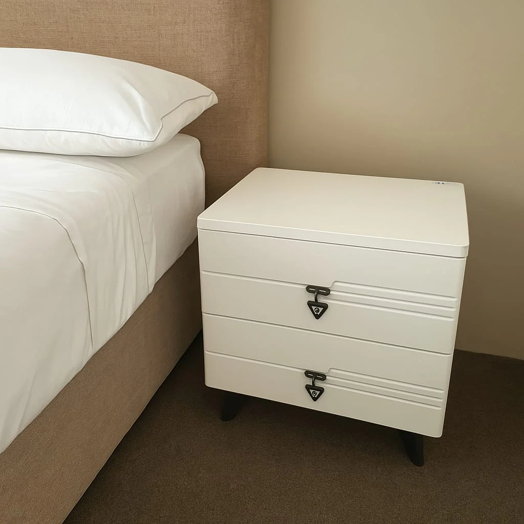 Simple Modern Nordic Style Bedside Cabinet Bedroom Storage Bedside Cabinet - Image 5