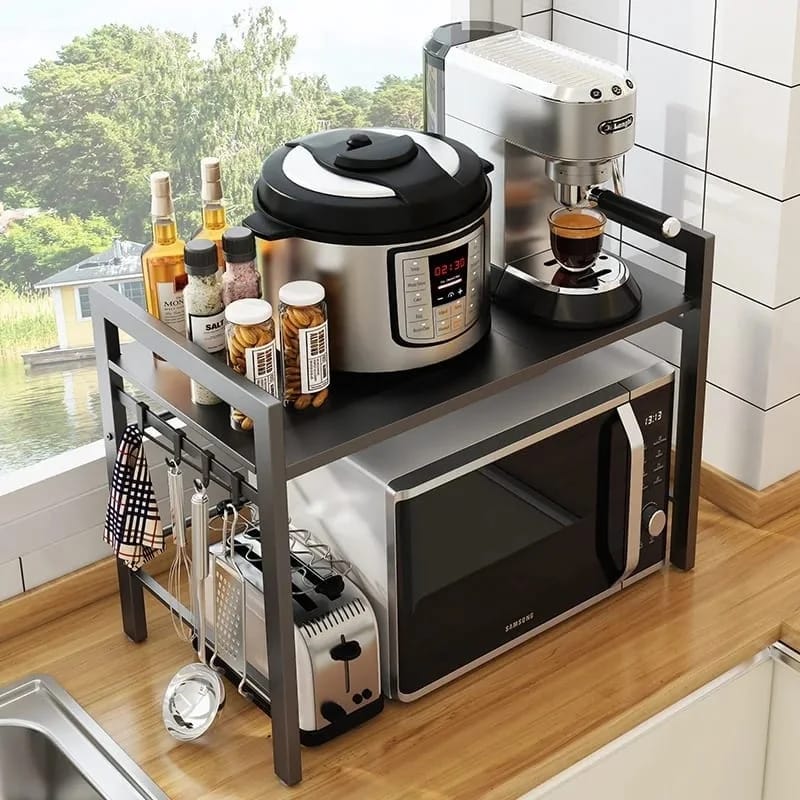 Single Layer Microwave Stand - Image 3
