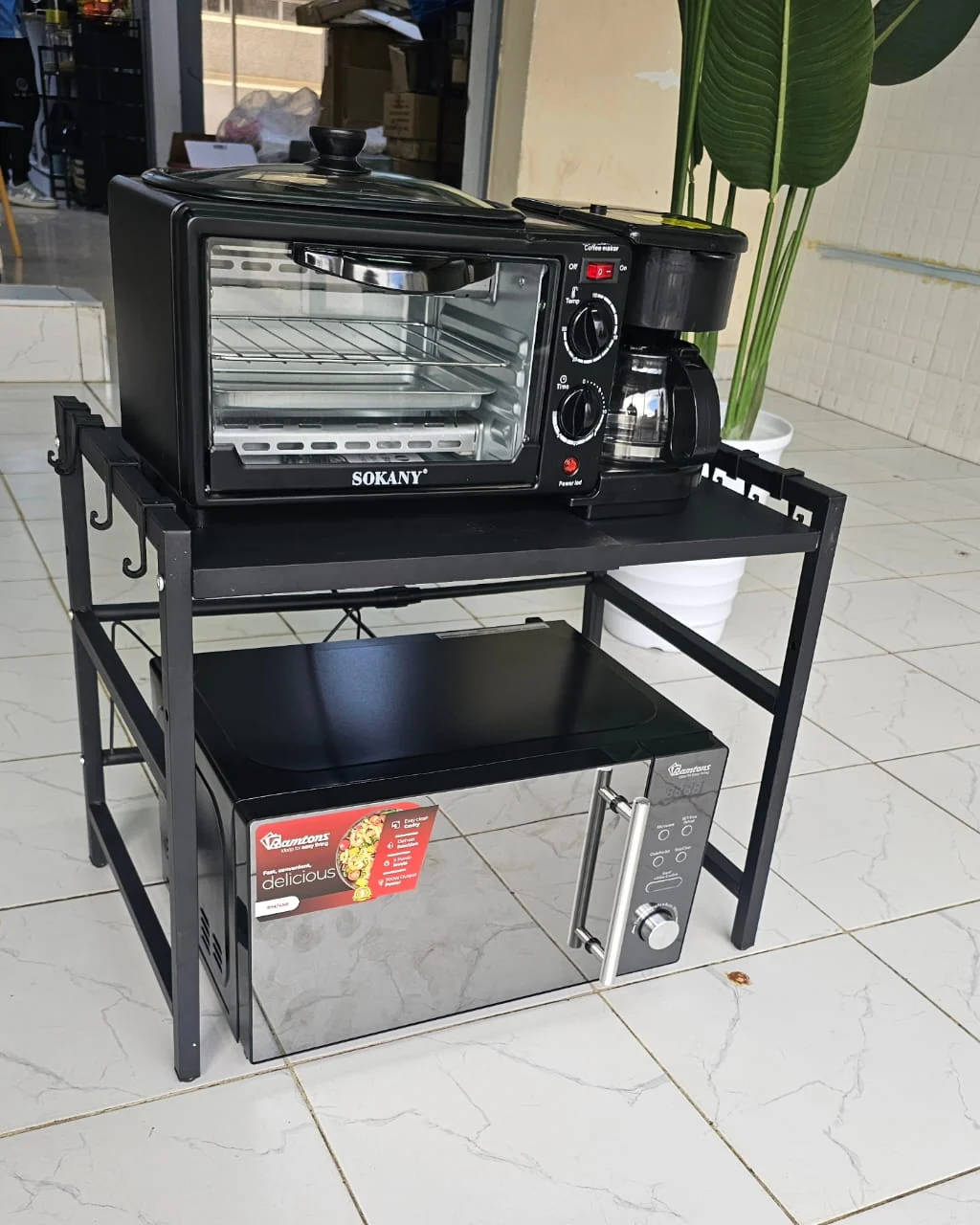 Single Layer Microwave Stand - Image 6