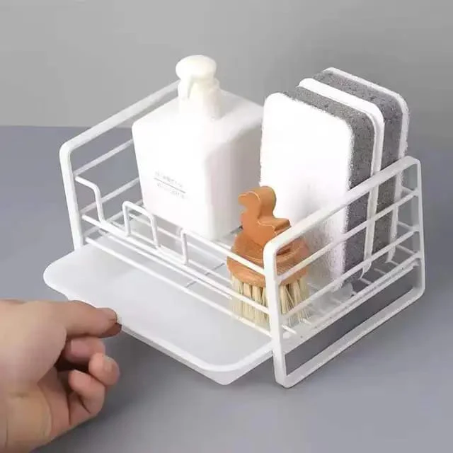 Sink Caddy with Water Draining Tray - Image 4