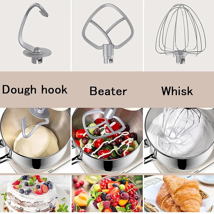 Sisiru Stainless Steel Bowl Stand Mixer - Image 4