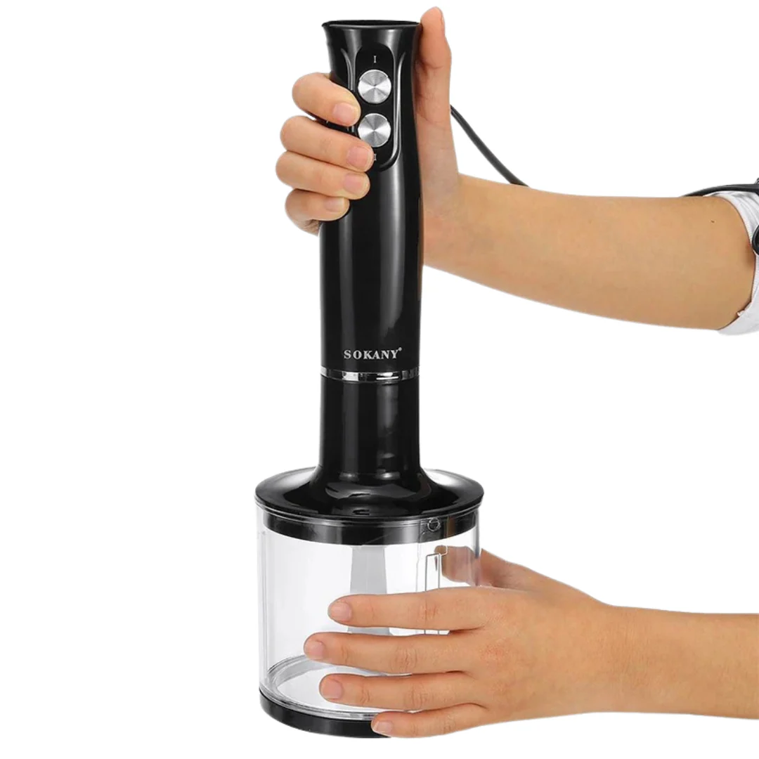 Sokany 4-in-1 Multifunction Hand Blender, Food Processor, Egg Beater Mixer - Image 2