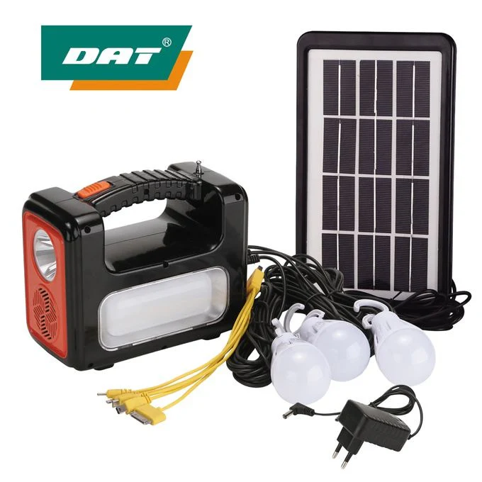 Solar Light Solar System Kit With MP3 And Radio DC Solar Lighting Kits With USB - Image 2
