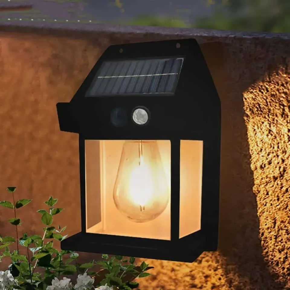 Solar Motion Sensor Led Retro Wall Outdoor Light Garden Lamp Outdoor Led Solar Security Light For Garden - Image 7