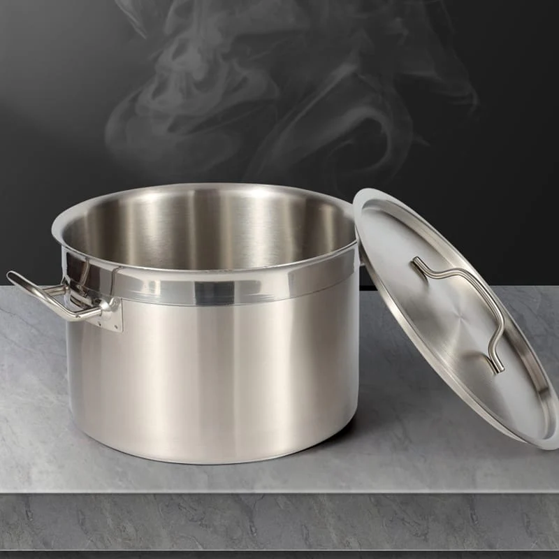 SoulChef Pure Stainless Steel Cookware Casserole with Lid - Image 3