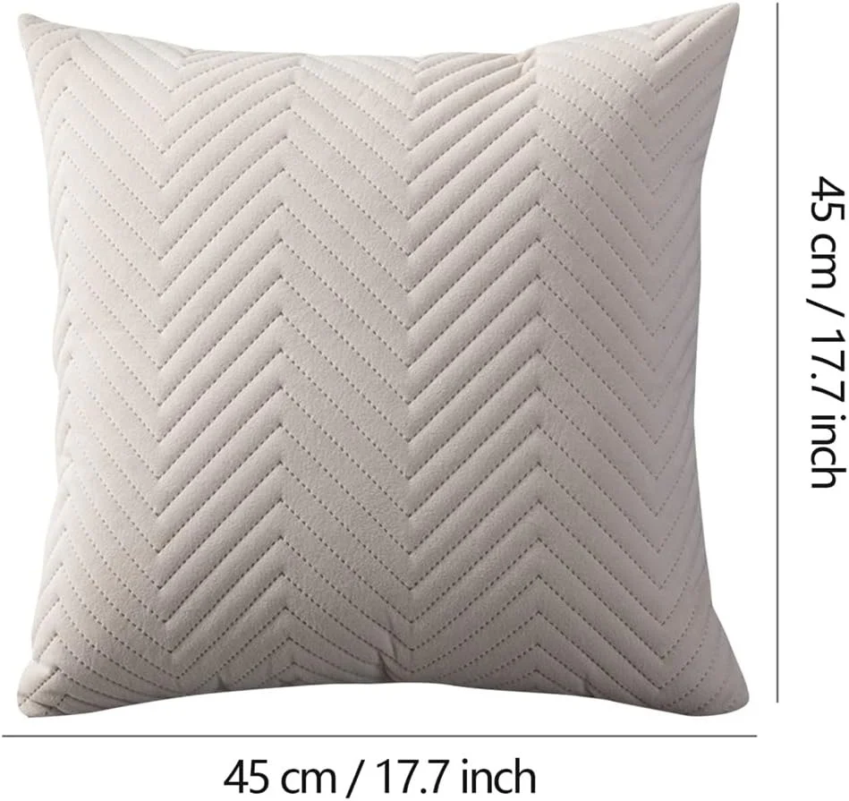 18x18 Velvet Throw Pillow Covers | Soft Decorative Cushion Covers - Image 5