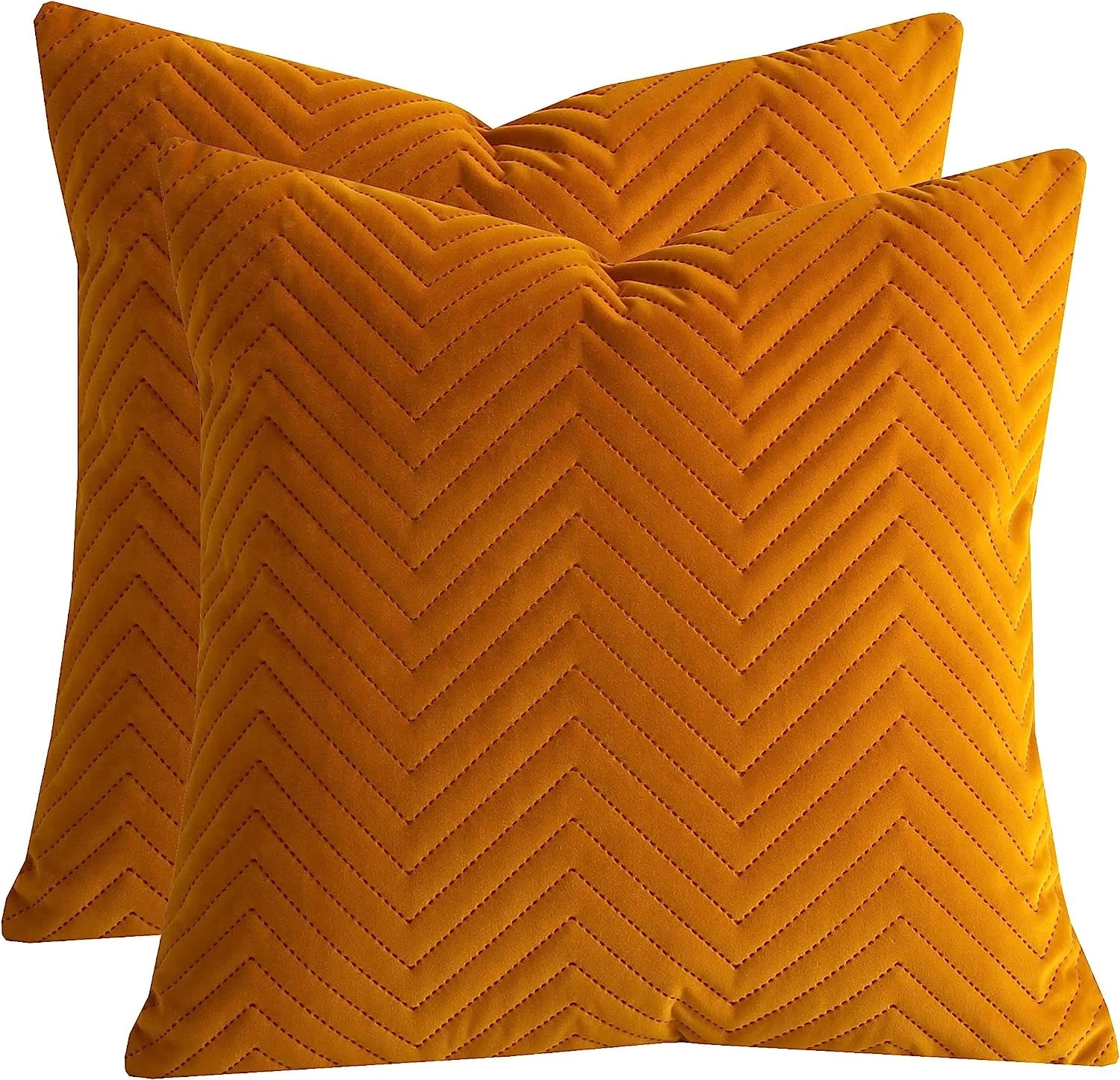 18x18 Velvet Throw Pillow Covers | Soft Decorative Cushion Covers - Image 6