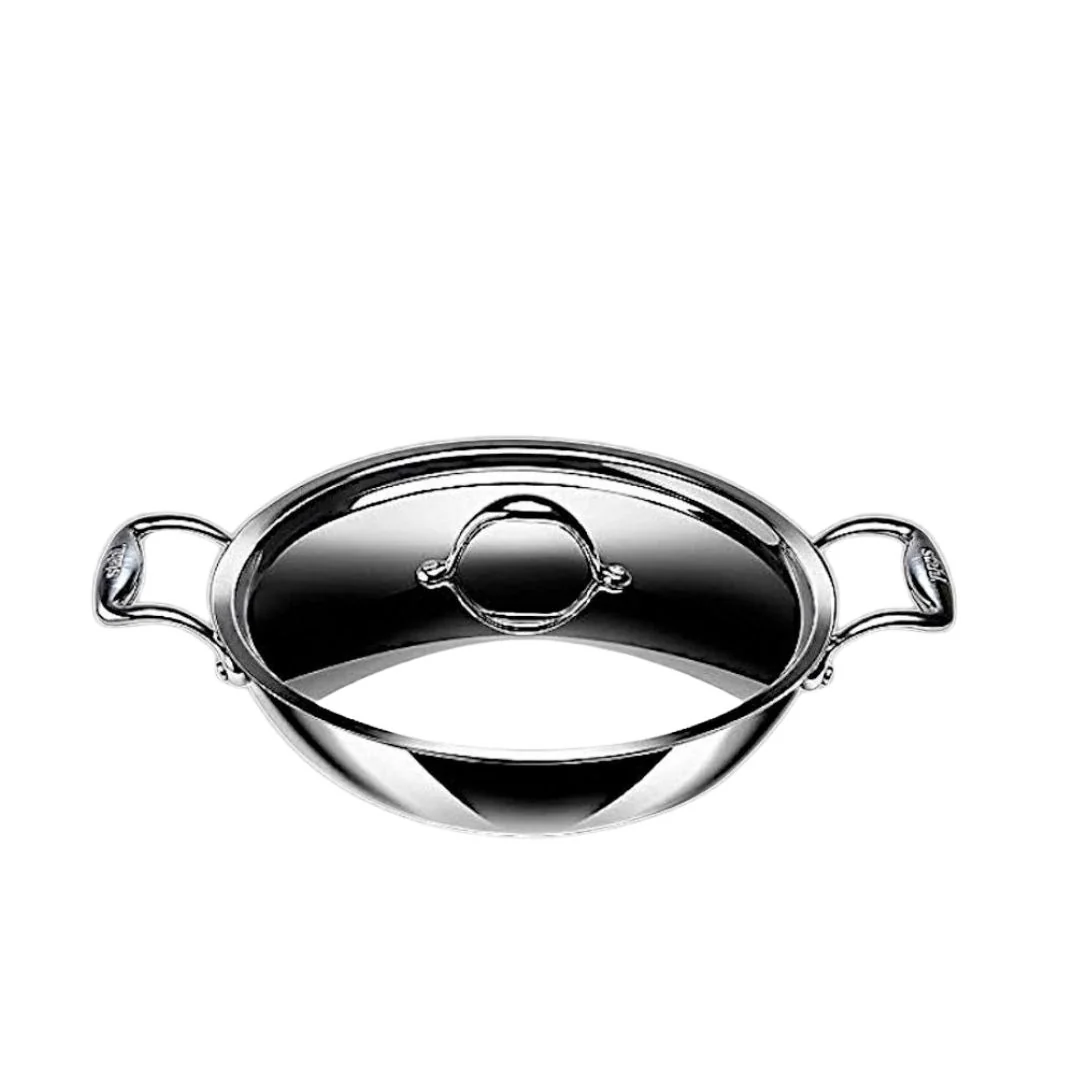 Stahl Stainless Steel Pot Triply Biryani Handi Cookware with Glass Deep 3-Layer Cooking Pot | Gas & Induction Compatible, Oven-Safe | Perfect for Pilau, Rice, Stews & Family Meals - Image 2