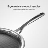 Stahl Triply Stainless Steel Flat Pan | Chapati & Pancake | Artisan Hybrid Series - Image 2